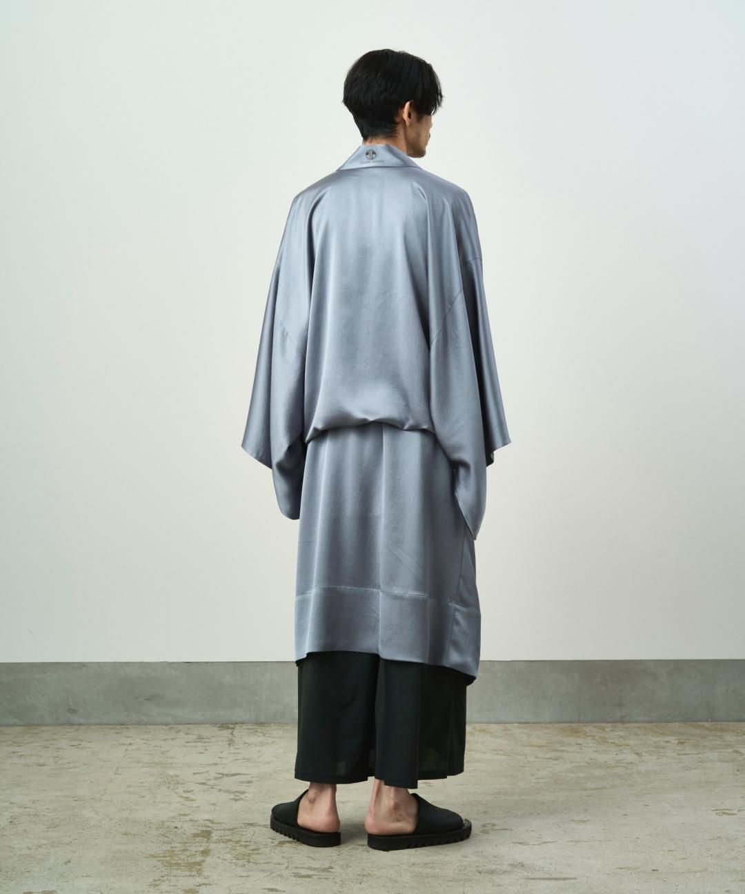 PRE-ORDERWAROBE / KIMONO GOWN / BLUE GRAY photo