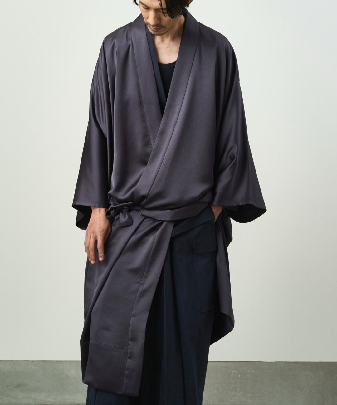 PRE-ORDERWAROBE / KIMONO GOWN / FADE BLACK photo