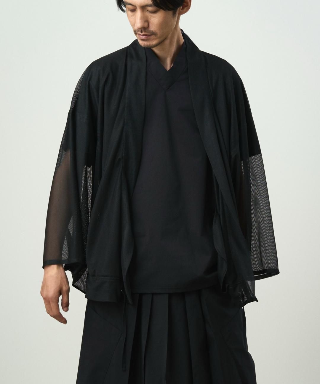 PRE-ORDERWAROBE / TAN HAORI MESH / BLACK photo