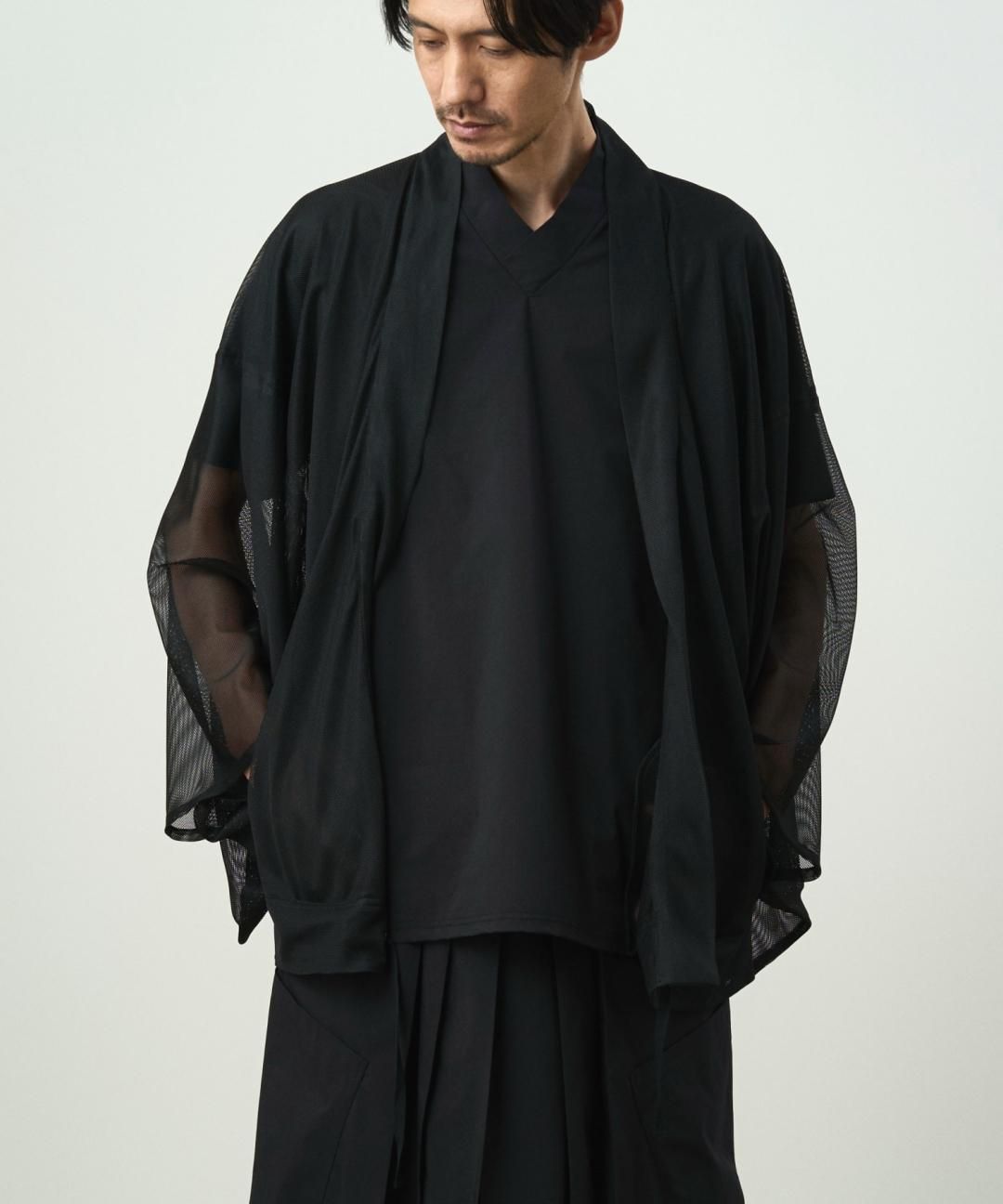 PRE-ORDERWAROBE / TAN HAORI MESH / BLACK photo