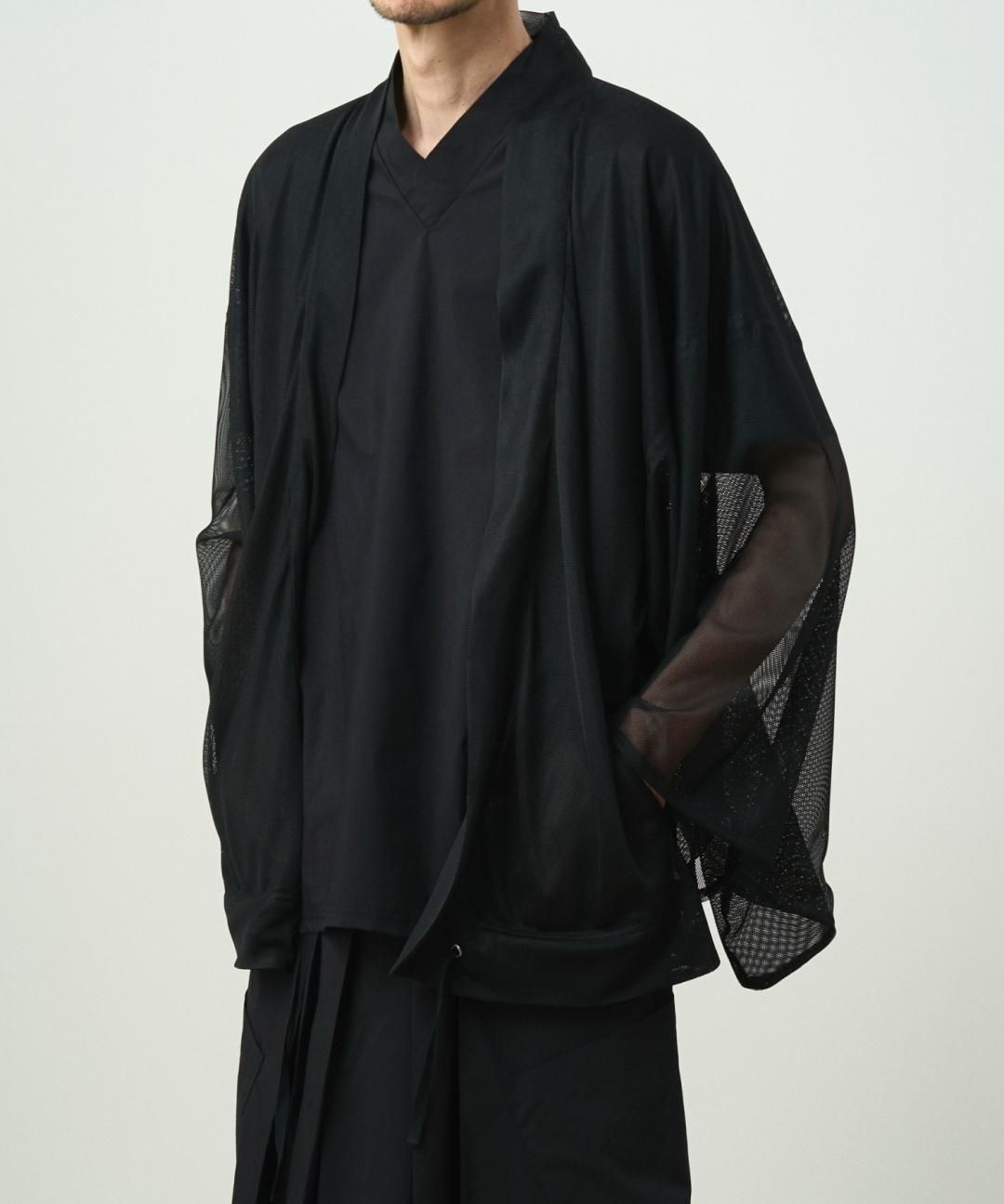 PRE-ORDERWAROBE / TAN HAORI MESH / BLACK photo