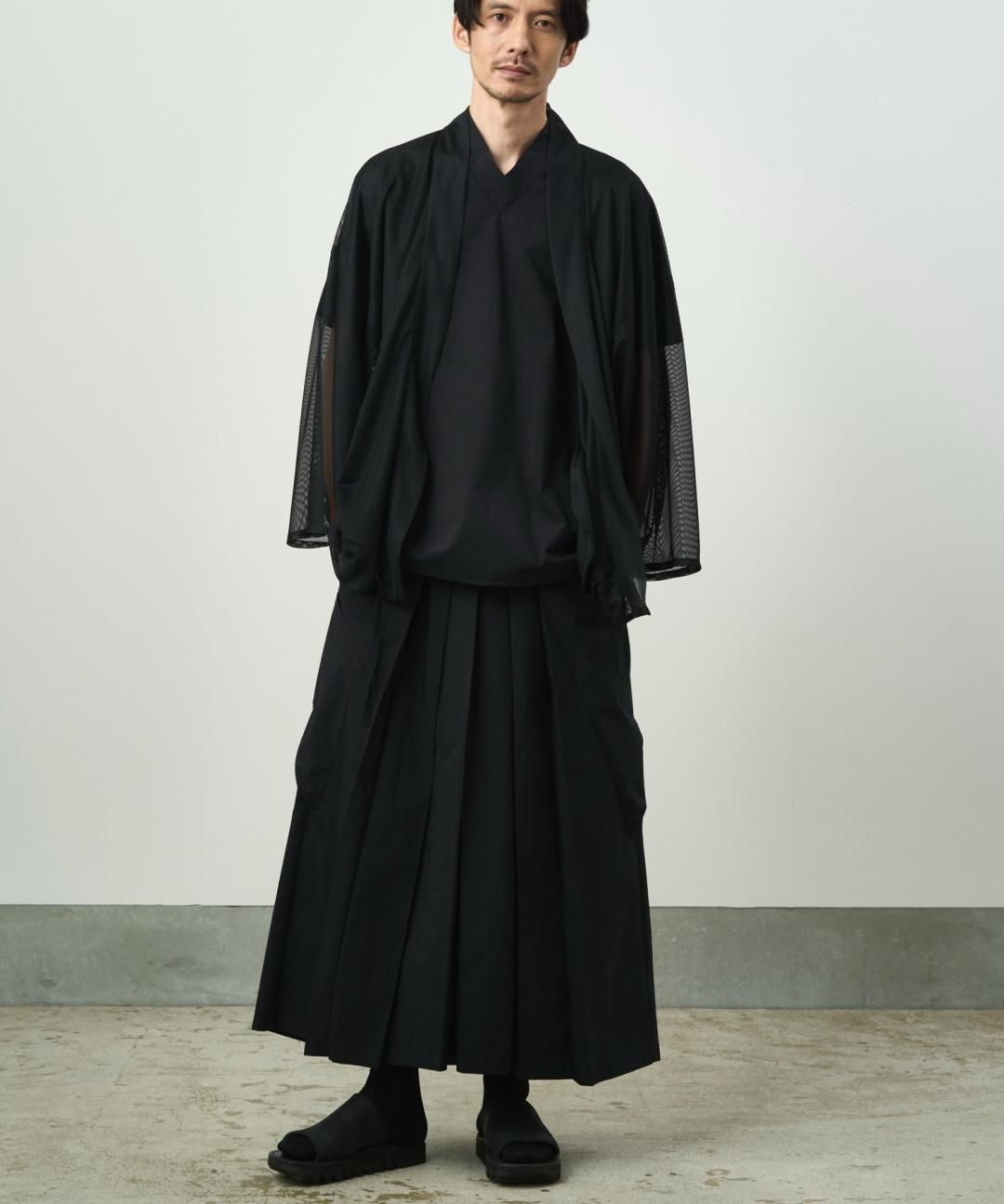 PRE-ORDERWAROBE / TAN HAORI MESH / BLACK photo