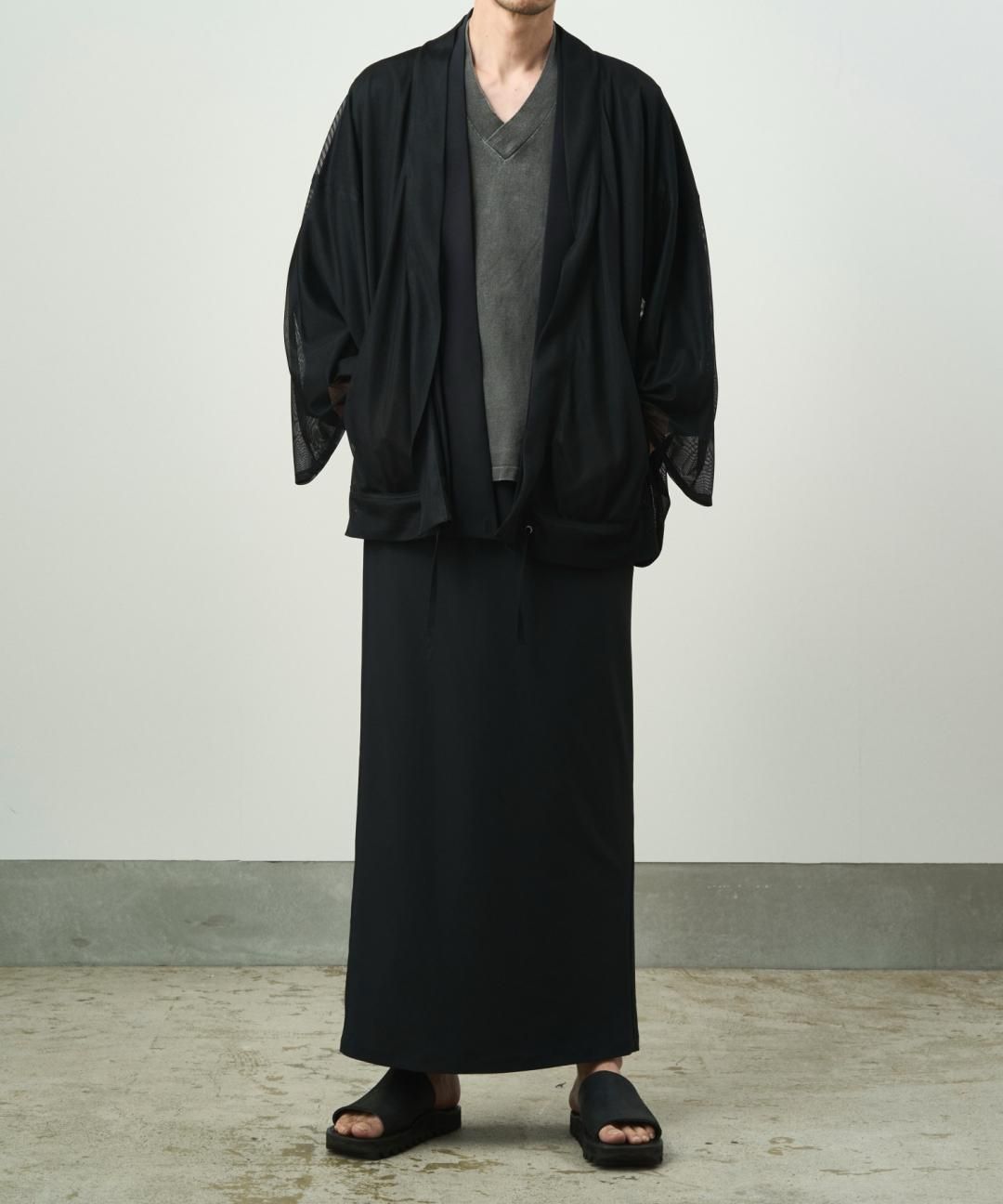 PRE-ORDERWAROBE / TAN HAORI MESH / BLACK photo