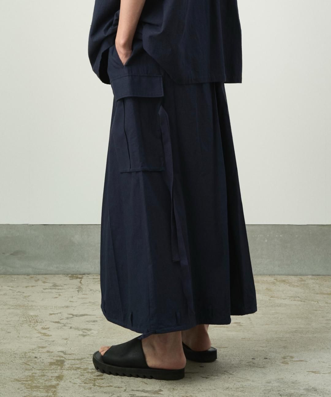 PRE-ORDERWAROBE / CARGO HAKAMA / DARK NAVY photo