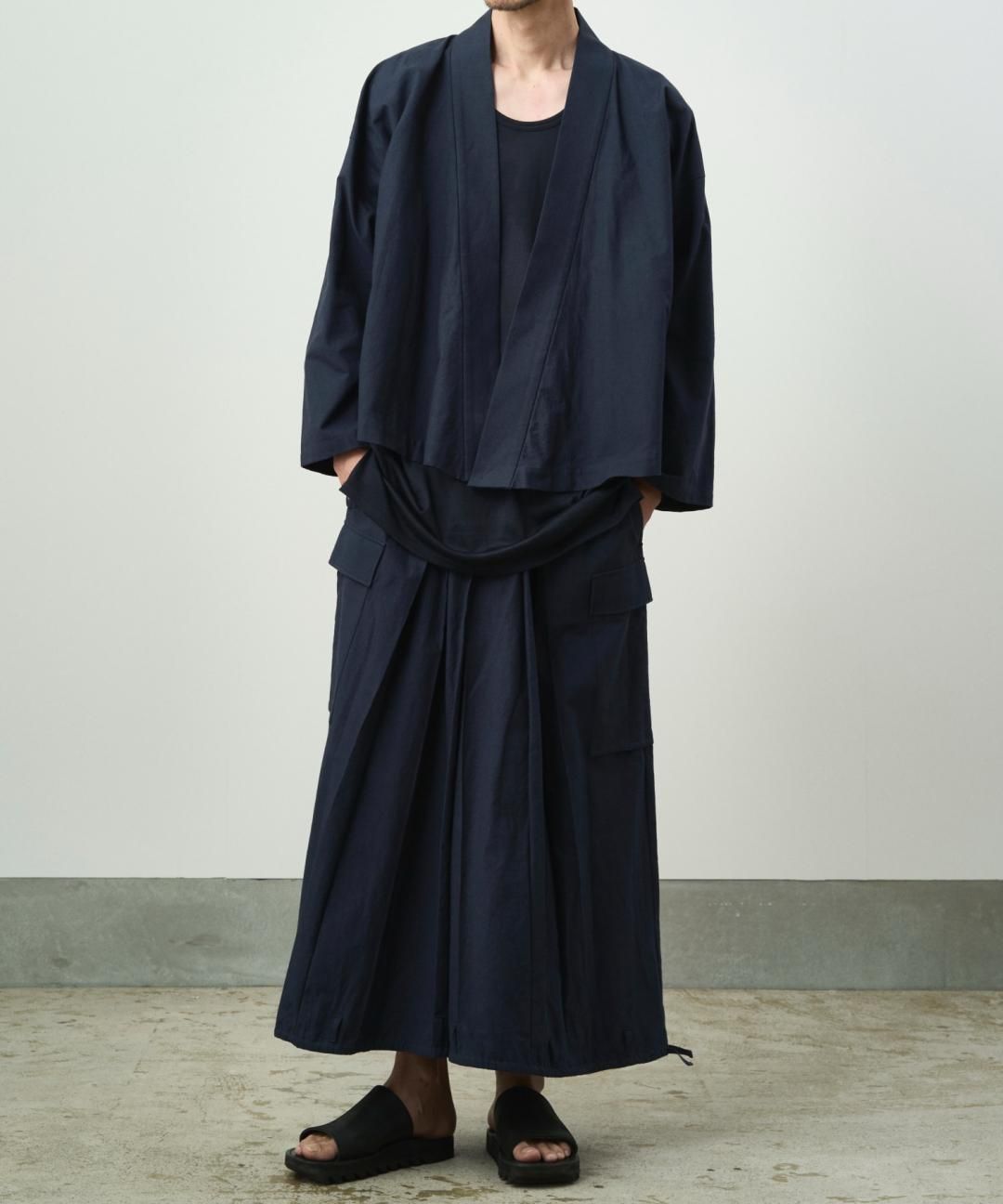 PRE-ORDERWAROBE / CARGO HAKAMA / DARK NAVY photo