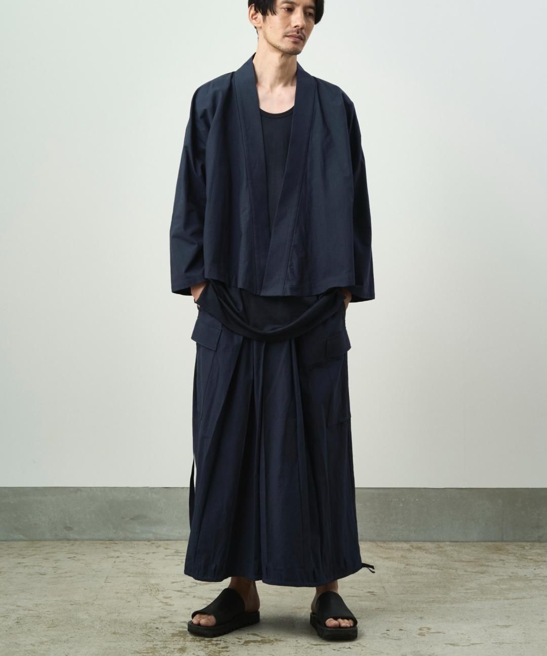 PRE-ORDERWAROBE / CARGO HAKAMA / DARK NAVY photo