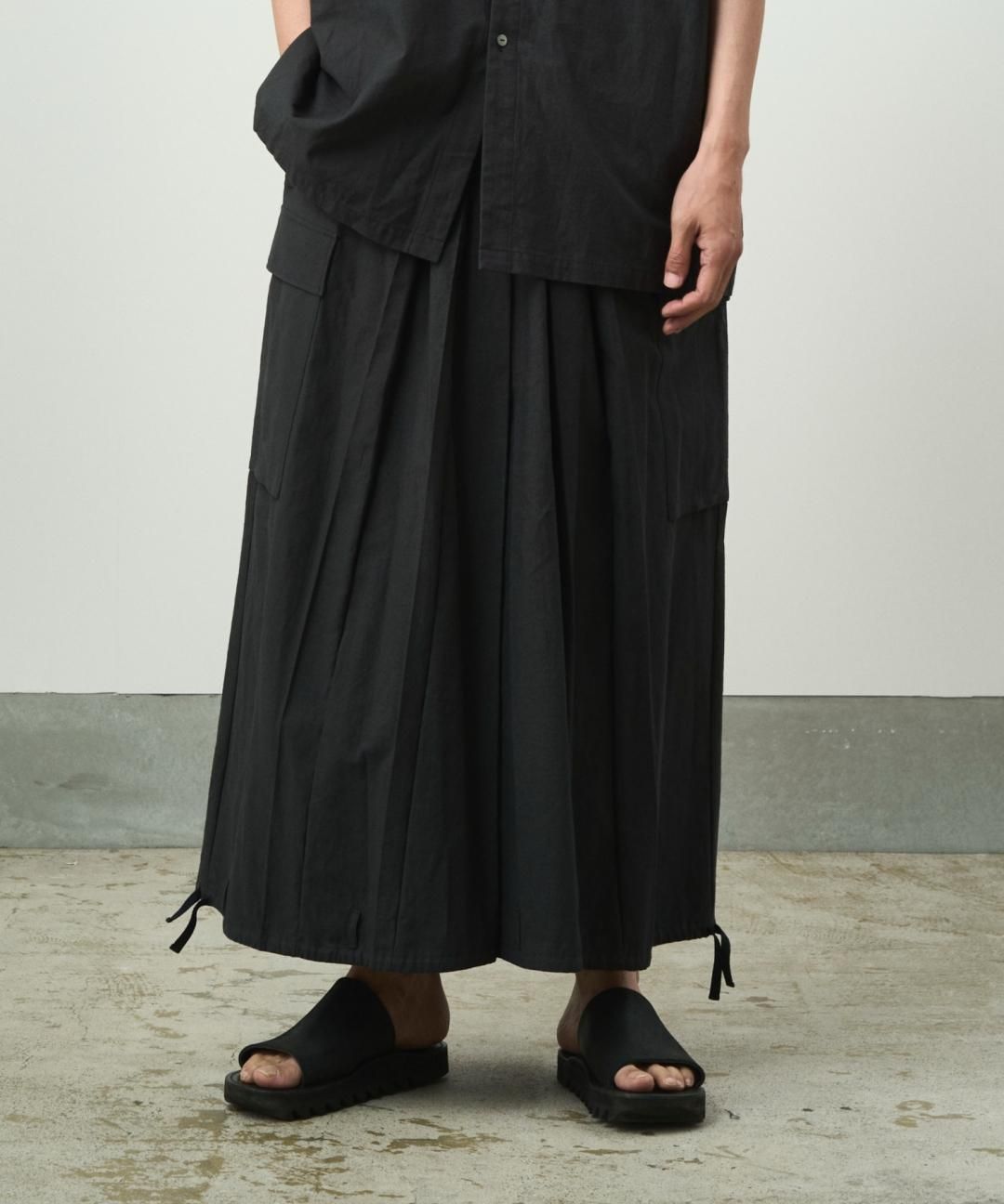 PRE-ORDERWAROBE / CARGO HAKAMA / FADE BLACK photo