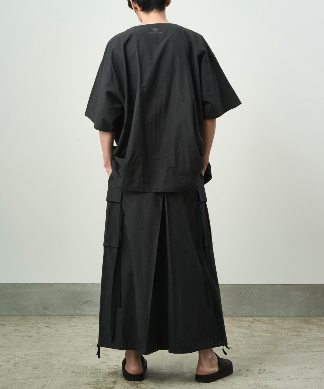 PRE-ORDERWAROBE / CARGO HAKAMA / FADE BLACK photo