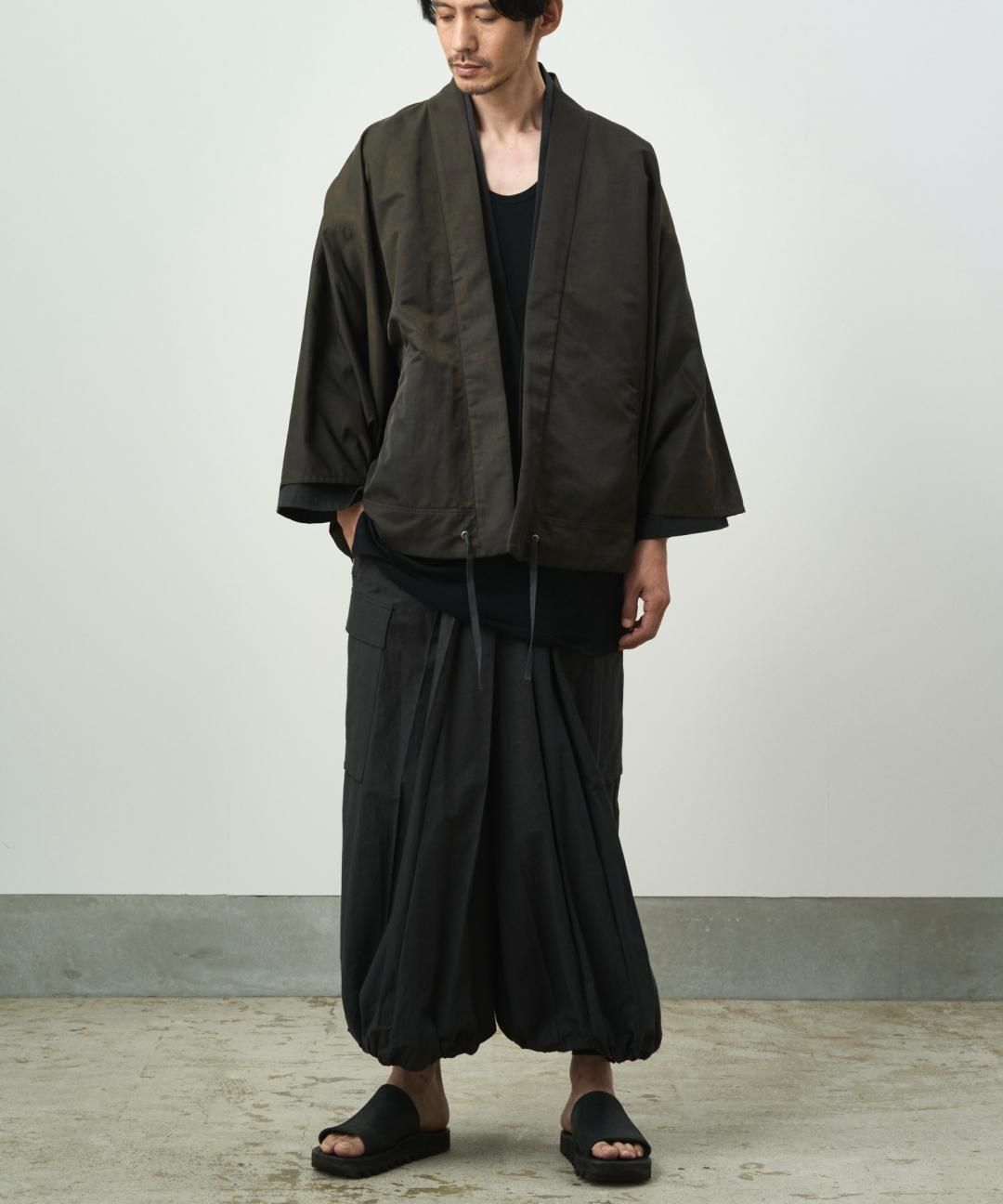 PRE-ORDERWAROBE / CARGO HAKAMA / FADE BLACK photo