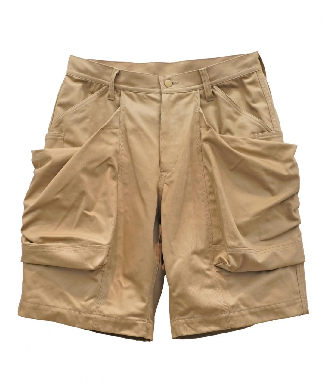 【PRE-ORDER】TROVE x 岡部文彦 / BIG POCKET SHORTS CLASSIC 刈 / BEIGE photo