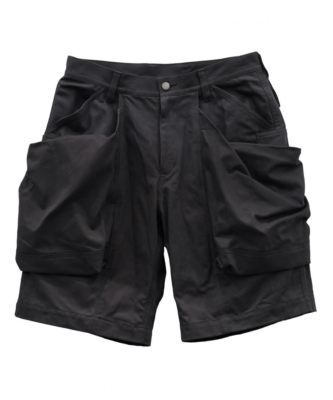 【PRE-ORDER】TROVE x 岡部文彦 / BIG POCKET SHORTS CLASSIC 刈 / BLACK photo