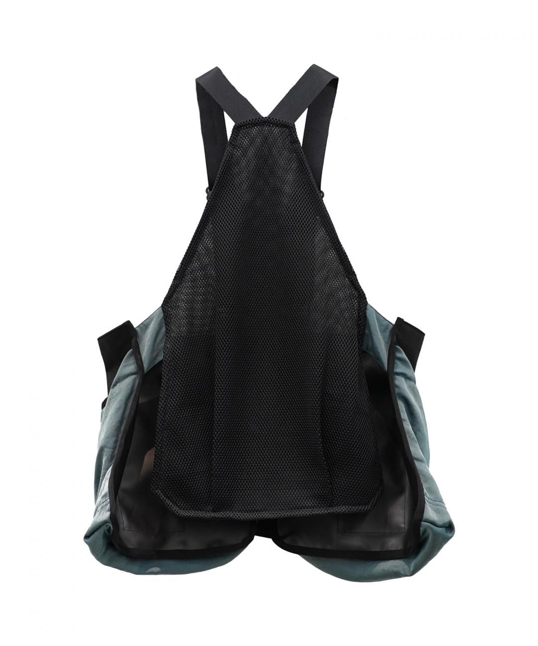 【PRE-ORDER】TROVE x 岡部文彦 / BIG POCKET VEST 刈 / SMOKE BLUE photo