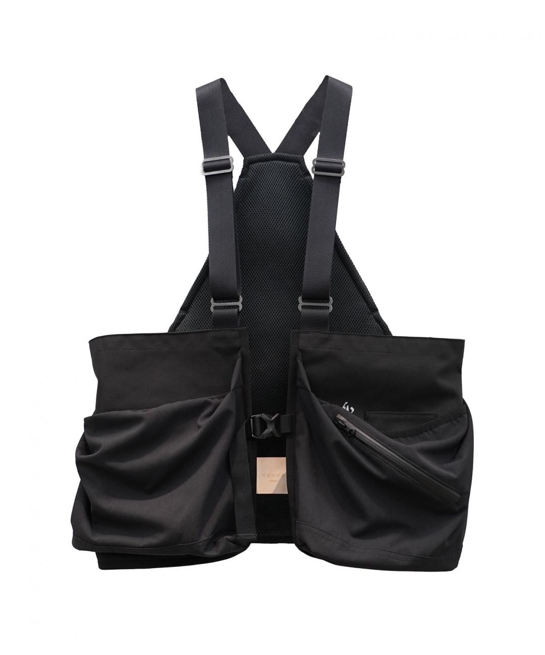 【PRE-ORDER】TROVE x 岡部文彦 / BIG POCKET VEST 刈 / BLACK photo