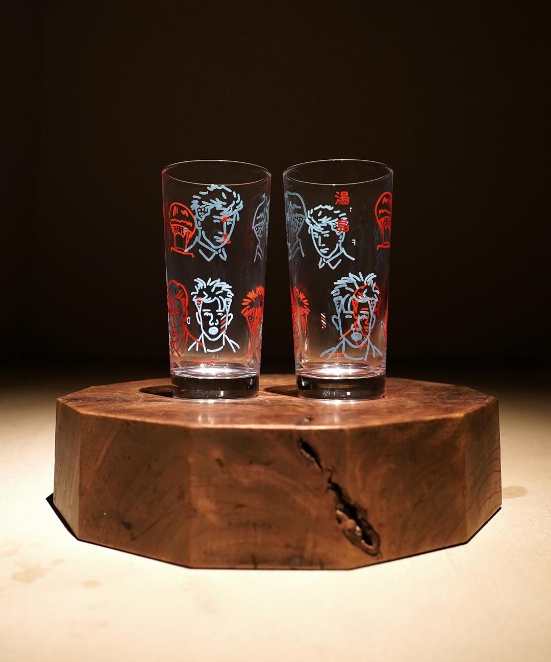 【8月24日18時 オンライン販売開始】TROVE x WAROBE x Bar Liquors x 岡部文彦 / 14oz GLASS ( 2個入り ) / 1SET photo