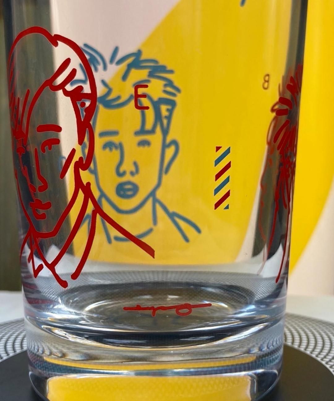 【8月24日18時 オンライン販売開始】TROVE x WAROBE x Bar Liquors x 岡部文彦 / 14oz GLASS ( 2個入り ) / 1SET photo