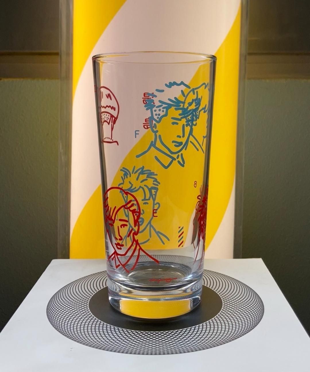 【8月24日18時 オンライン販売開始】TROVE x WAROBE x Bar Liquors x 岡部文彦 / 仕覆とGLASS / 1SET photo