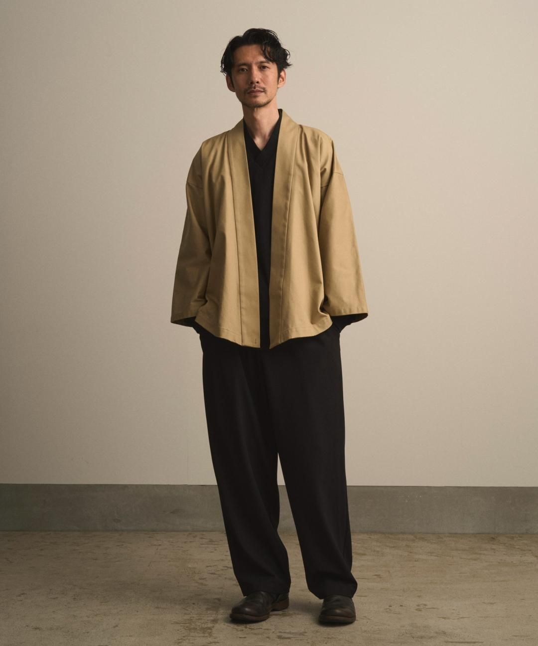 WAROBE / WA Y SHIRT HEAVY-DUTY / BEIGE photo