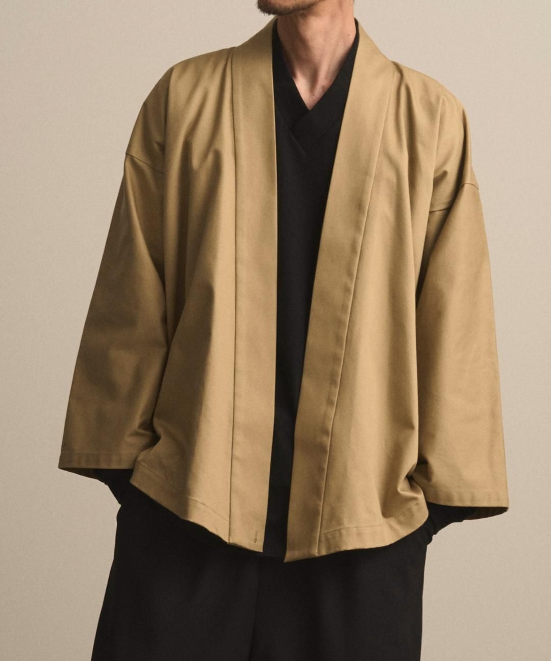 WAROBE / WA Y SHIRT HEAVY-DUTY / BEIGE photo