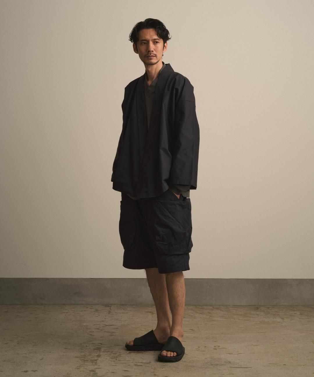 WAROBE / WA Y SHIRT HEAVY-DUTY / BLACK photo