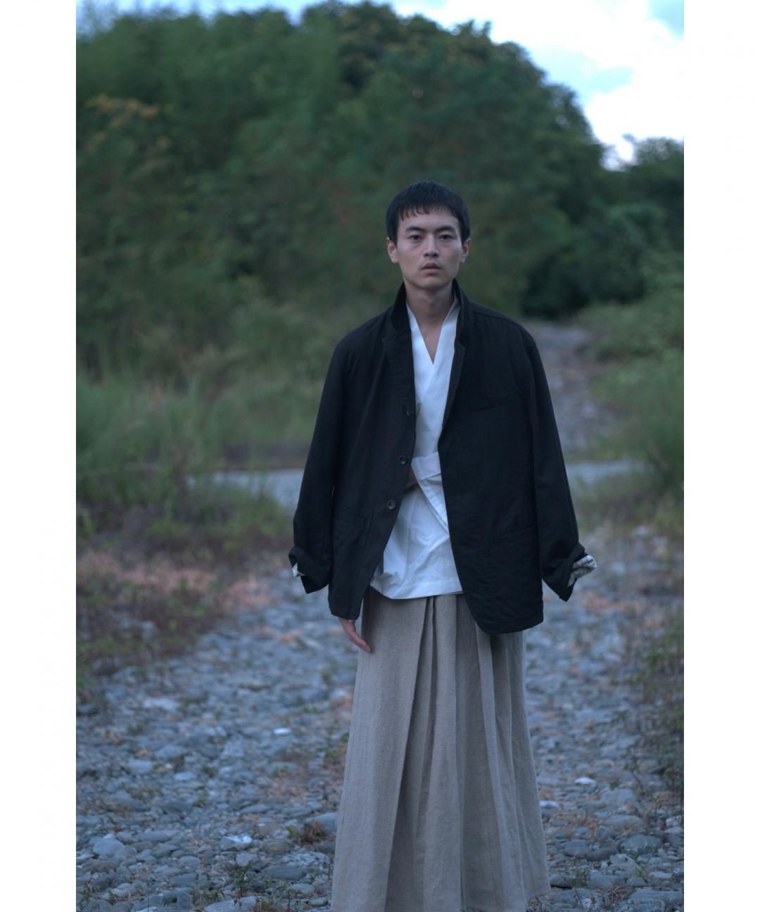 TROVE / MODERN WOOL JACKET / BLACK photo