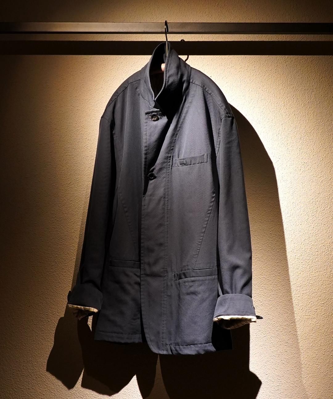 TROVE / MODERN WOOL JACKET / BLUE GRAY photo