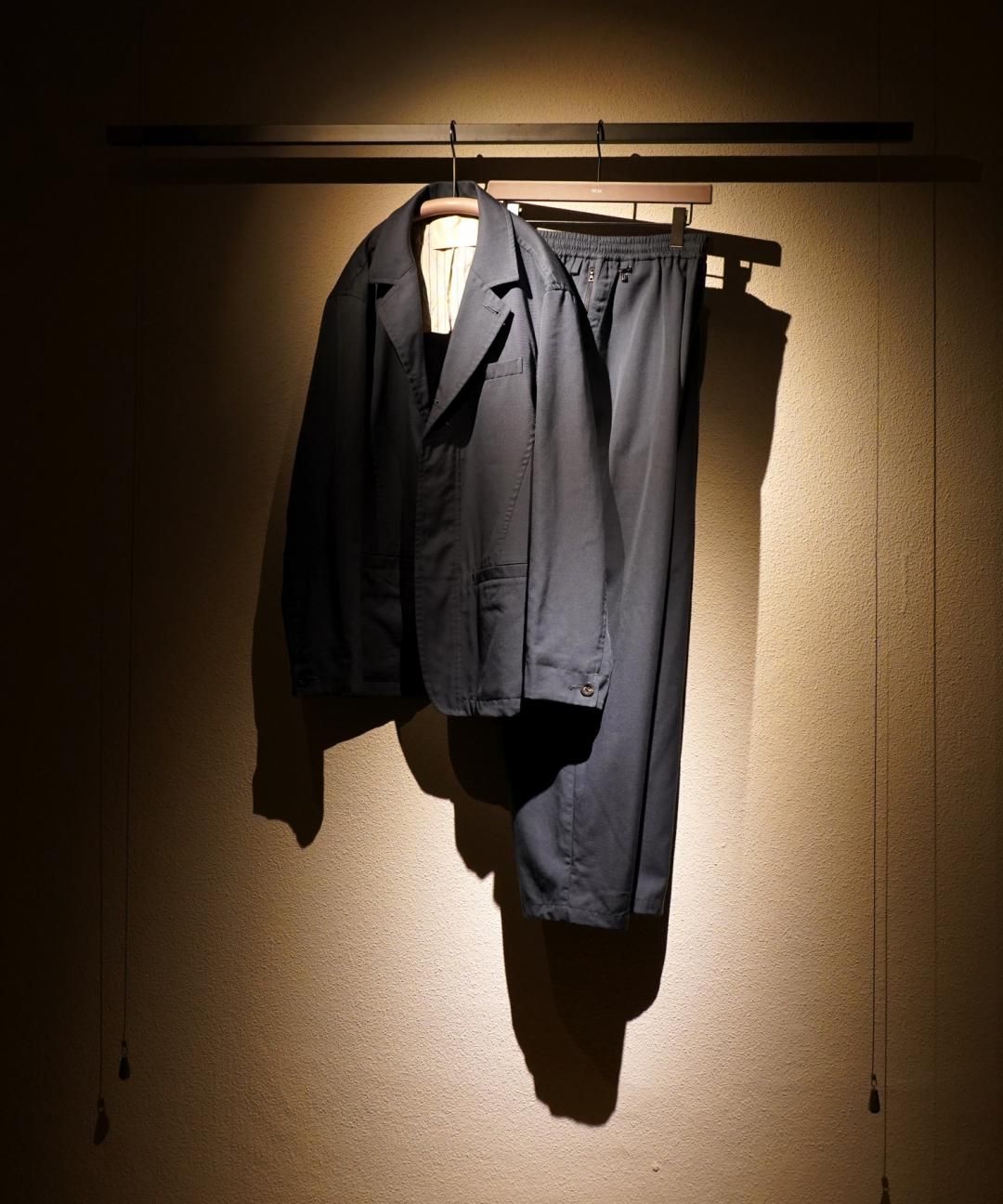 TROVE / MODERN WOOL JACKET / BLUE GRAY photo