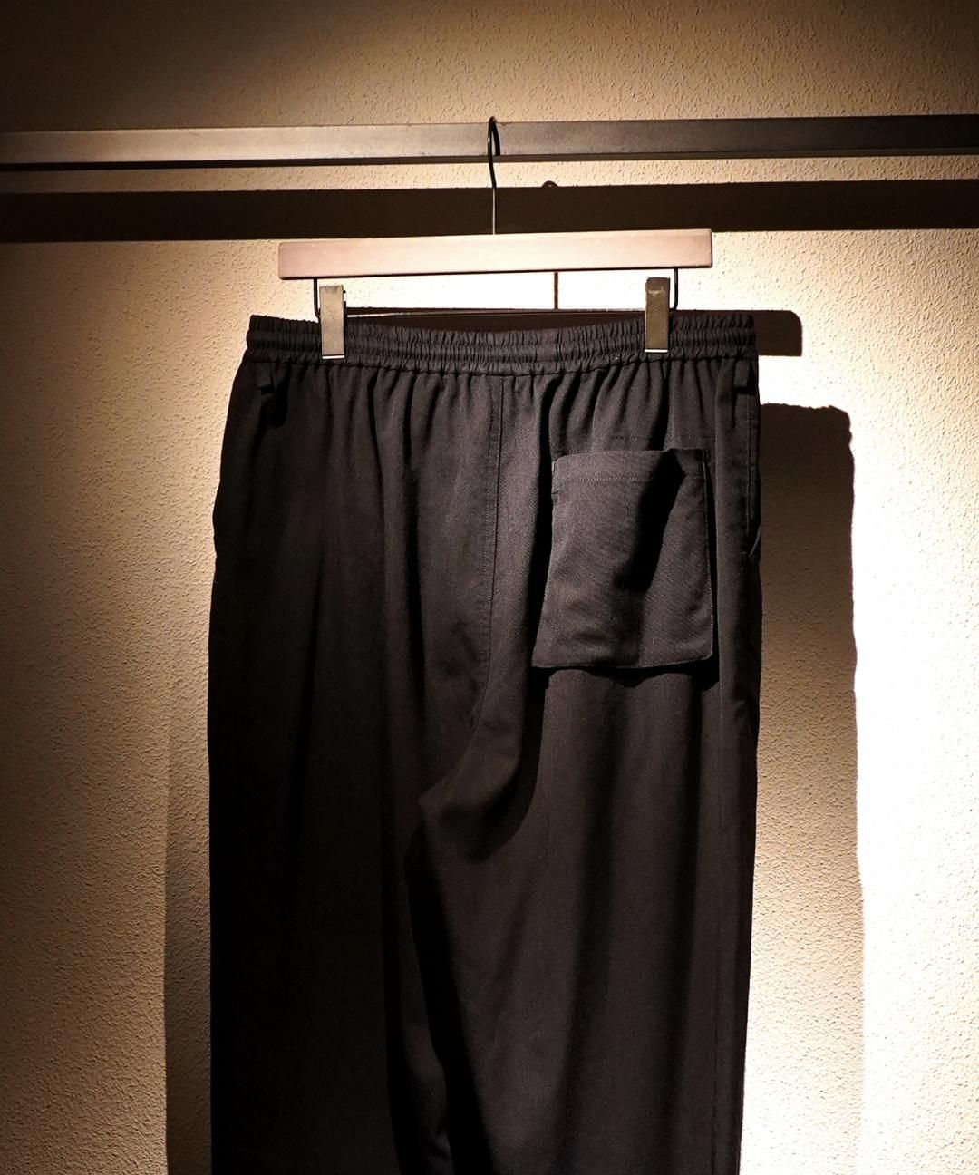 TROVE / MODERN WOOL PLAY PANTS / BLACK photo