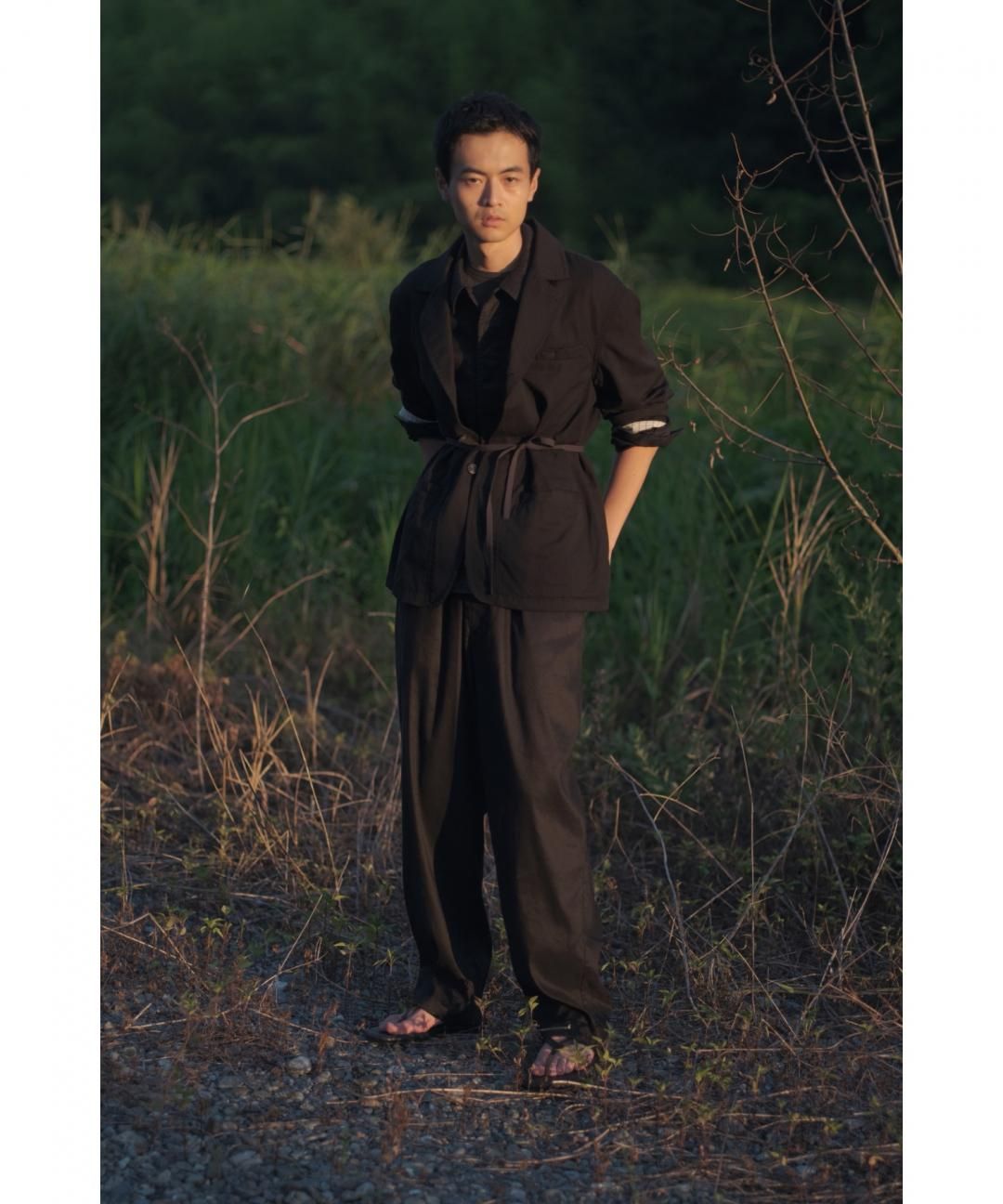 TROVE / MODERN WOOL PLAY PANTS / BLACK photo