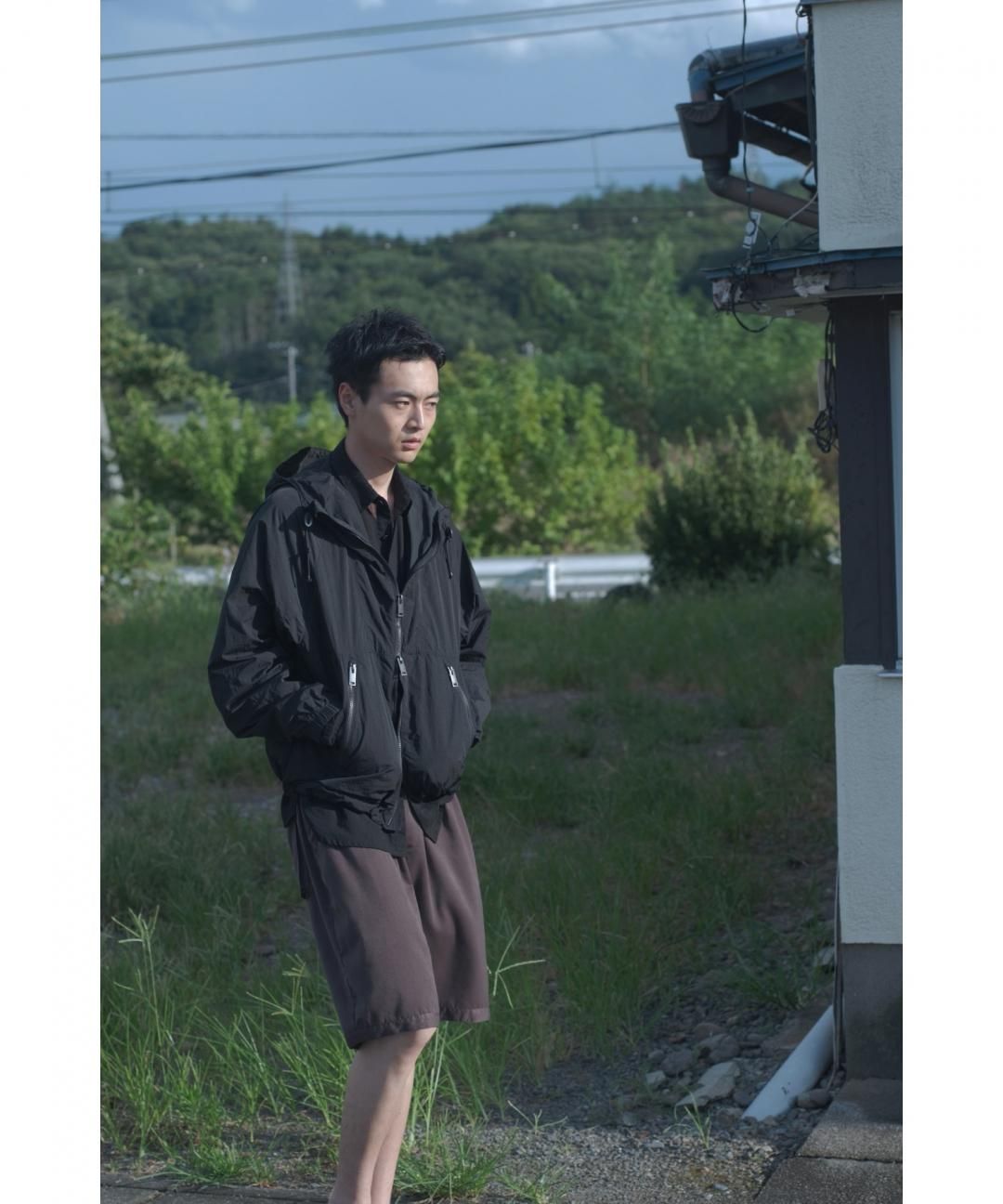 TROVE / FUTURE VINTAGE HOODED JACKET / BLACK photo