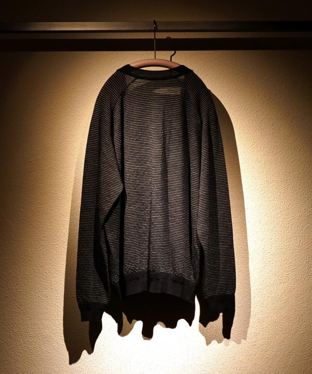 TROVE / J.R KNIT CARDIGAN / CHARCOAL BLACK photo