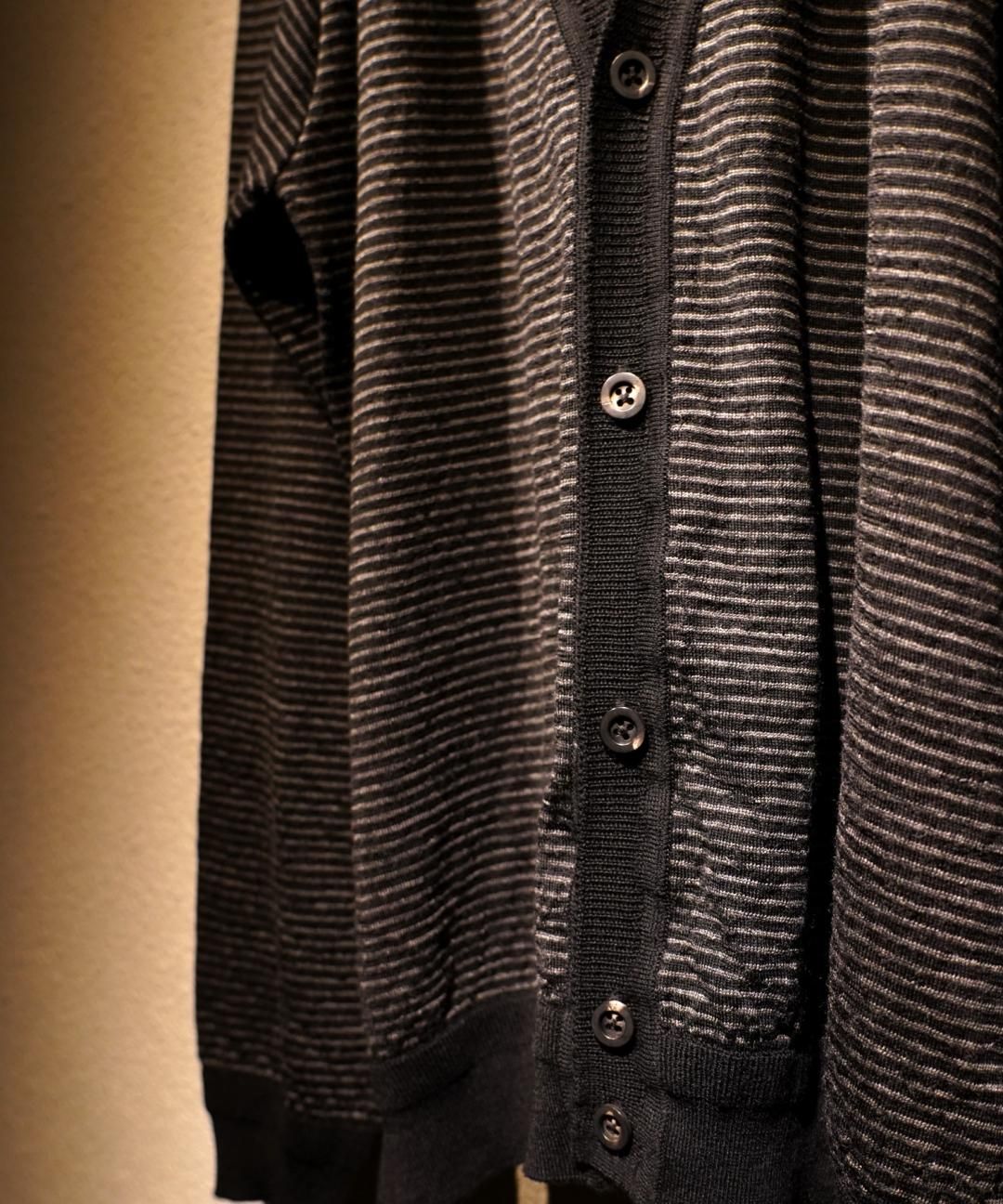 TROVE / J.R KNIT CARDIGAN / CHARCOAL BLACK photo