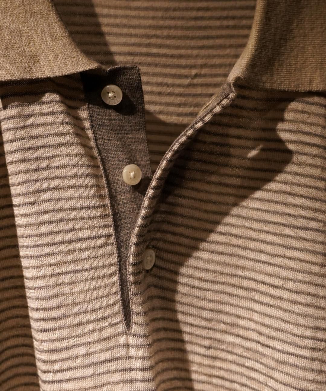 TROVE / J.R KNIT POLO LONG SLEEVE / BEIGE MOCHA photo