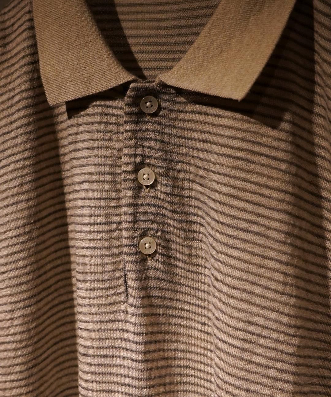 TROVE / J.R KNIT POLO LONG SLEEVE / BEIGE MOCHA photo