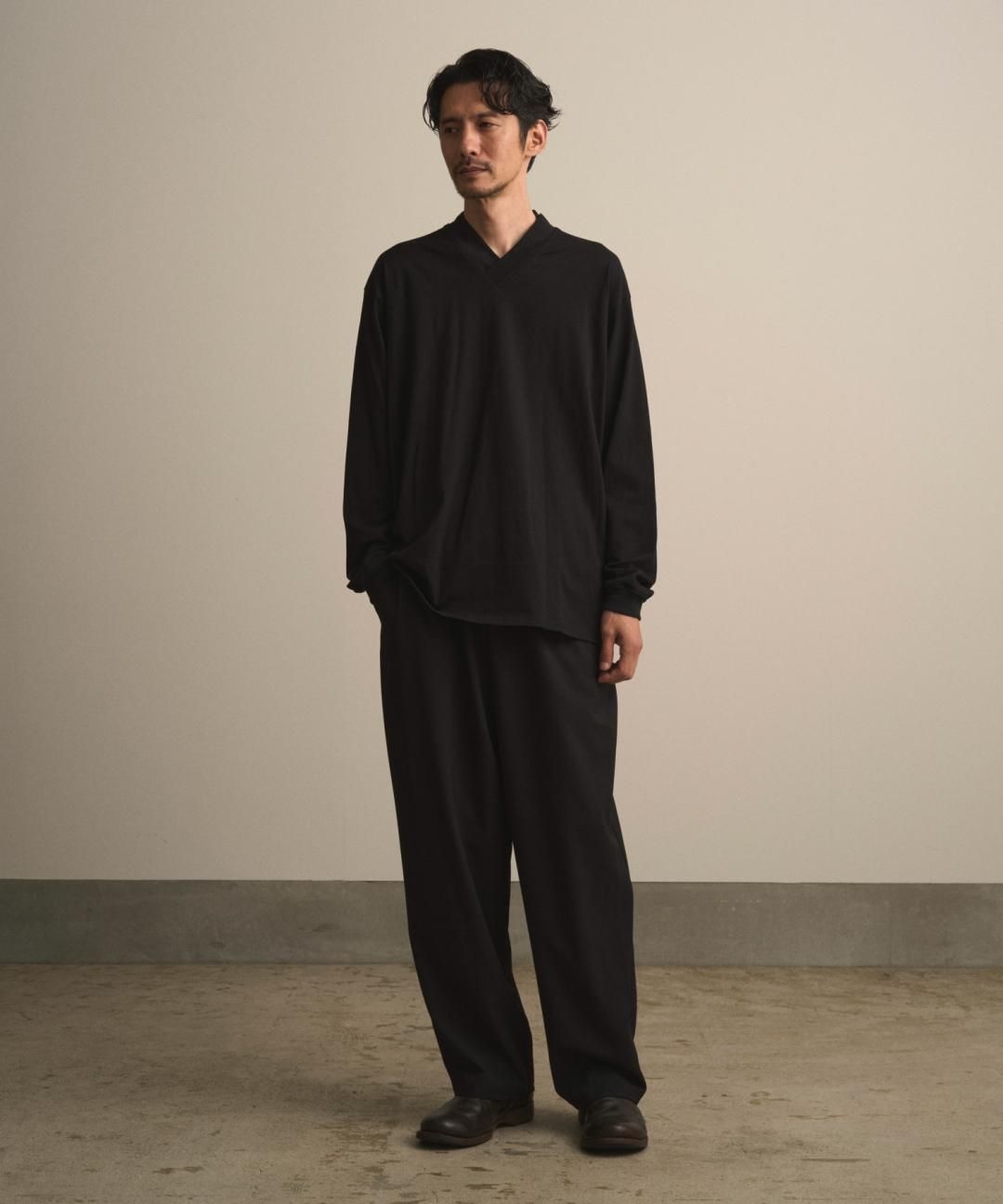 【10月13日18時 オンライン販売開始】WAROBE / SAMUE PANTS / BLACK photo