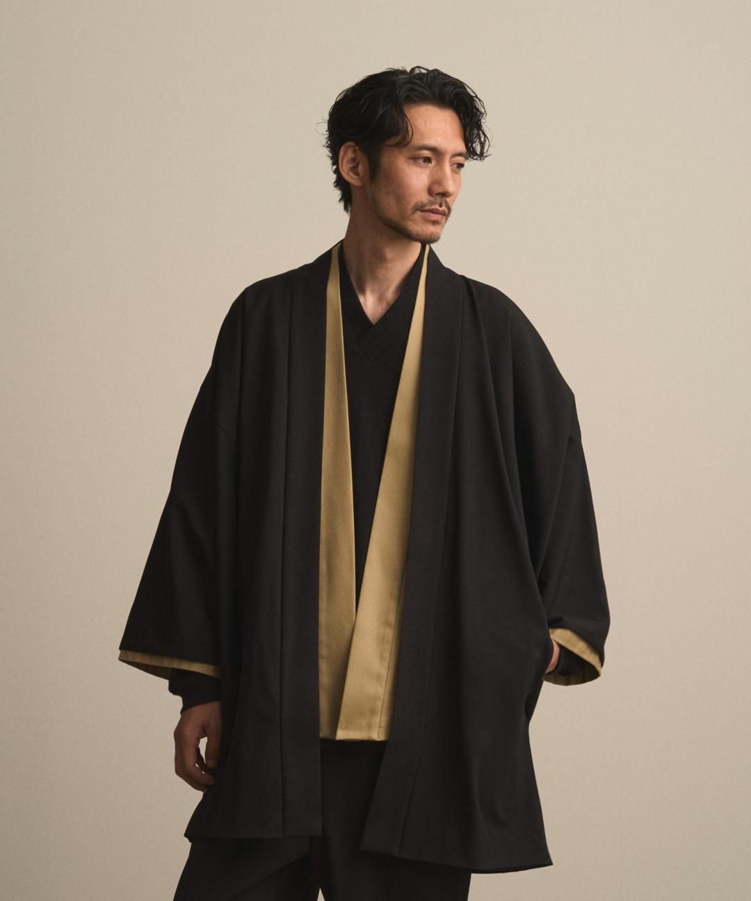 【10月13日18時 オンライン販売開始】WAROBE / HAORI +LINING / BLACK photo