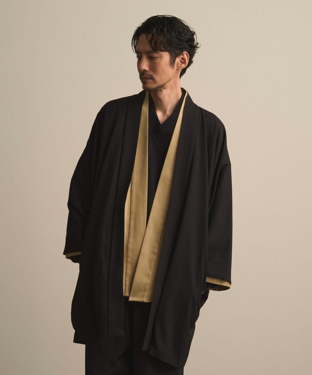 【10月13日18時 オンライン販売開始】WAROBE / HAORI +LINING / BLACK photo