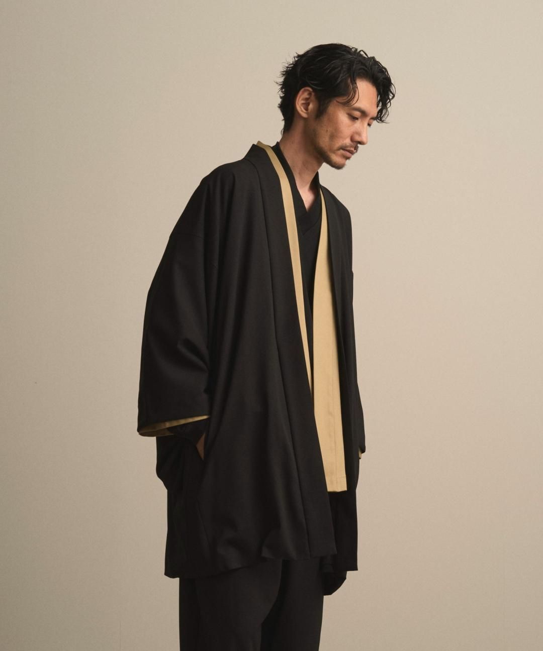 【10月13日18時 オンライン販売開始】WAROBE / HAORI +LINING / BLACK photo