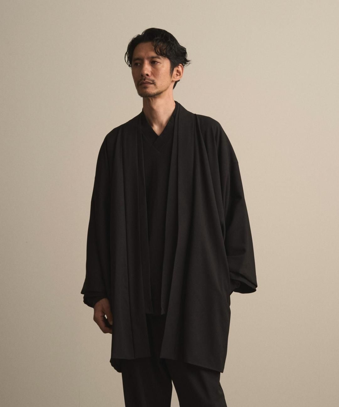 【10月13日18時 オンライン販売開始】WAROBE / HAORI +LINING / BLACK photo