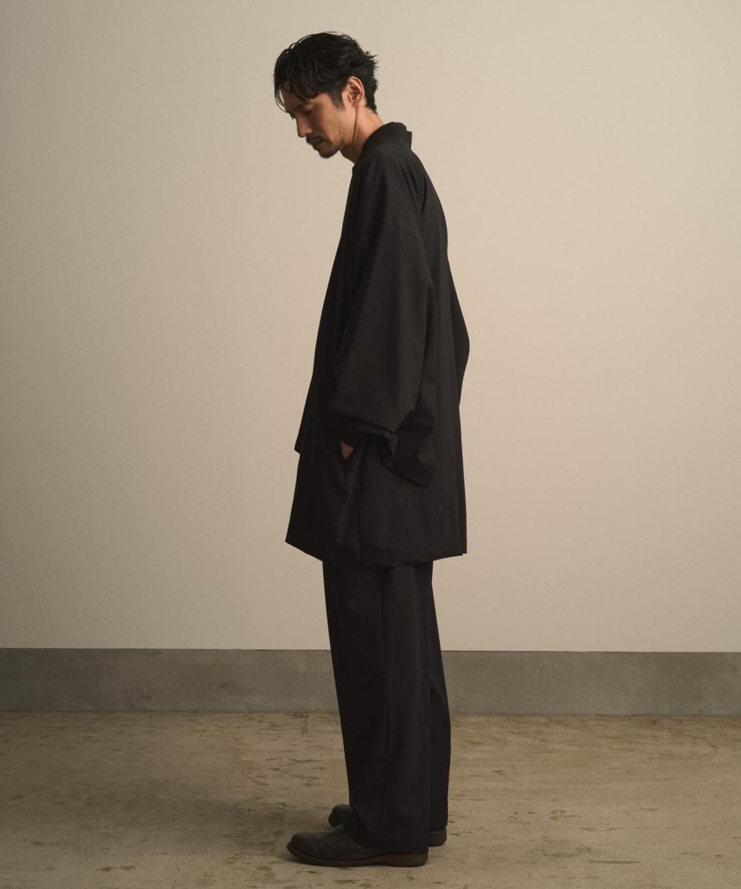 【10月13日18時 オンライン販売開始】WAROBE / HAORI +LINING / BLACK photo