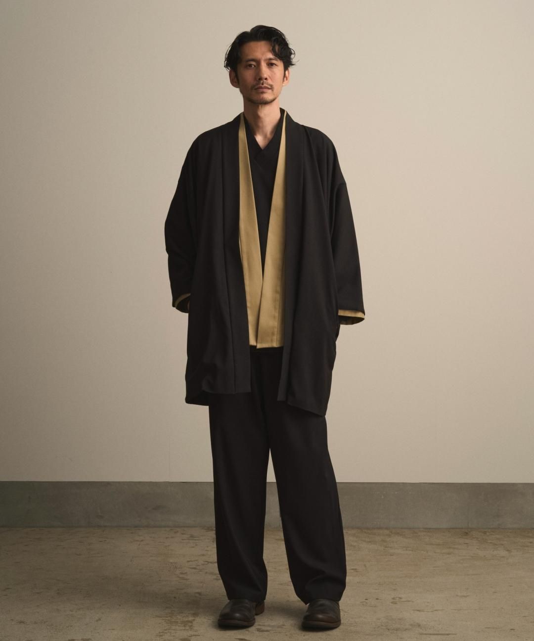 【10月13日18時 オンライン販売開始】WAROBE / HAORI +LINING / BLACK photo