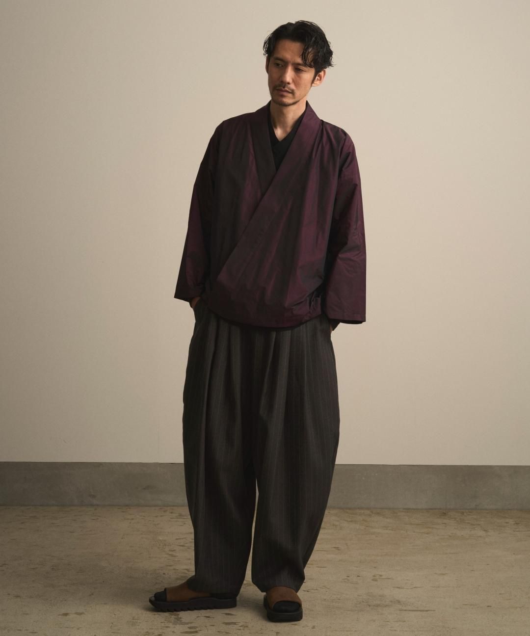 【10月13日18時 オンライン販売開始】WAROBE / WA Y SHIRT / DARK PURPLE photo