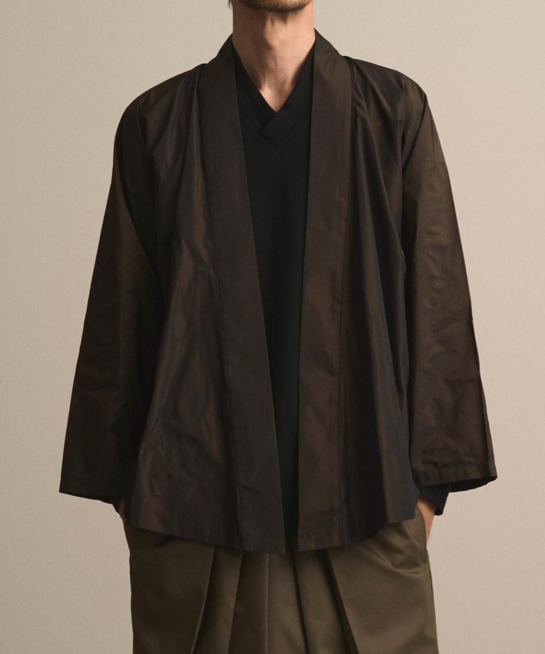 【10月13日18時 オンライン販売開始】WAROBE / WA Y SHIRT / DARK BROWN photo
