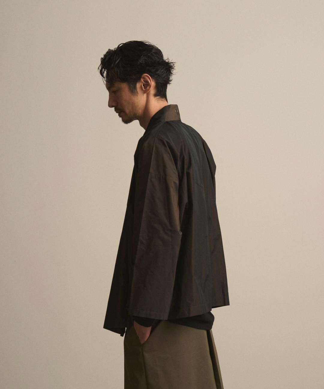 【10月13日18時 オンライン販売開始】WAROBE / WA Y SHIRT / DARK BROWN photo