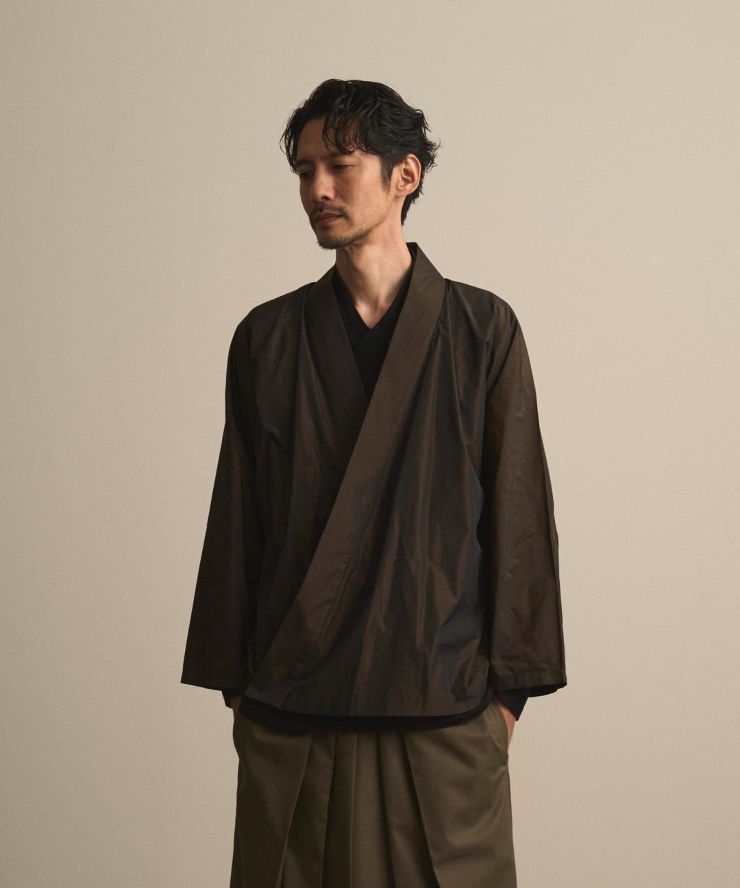 【10月13日18時 オンライン販売開始】WAROBE / WA Y SHIRT / DARK BROWN photo