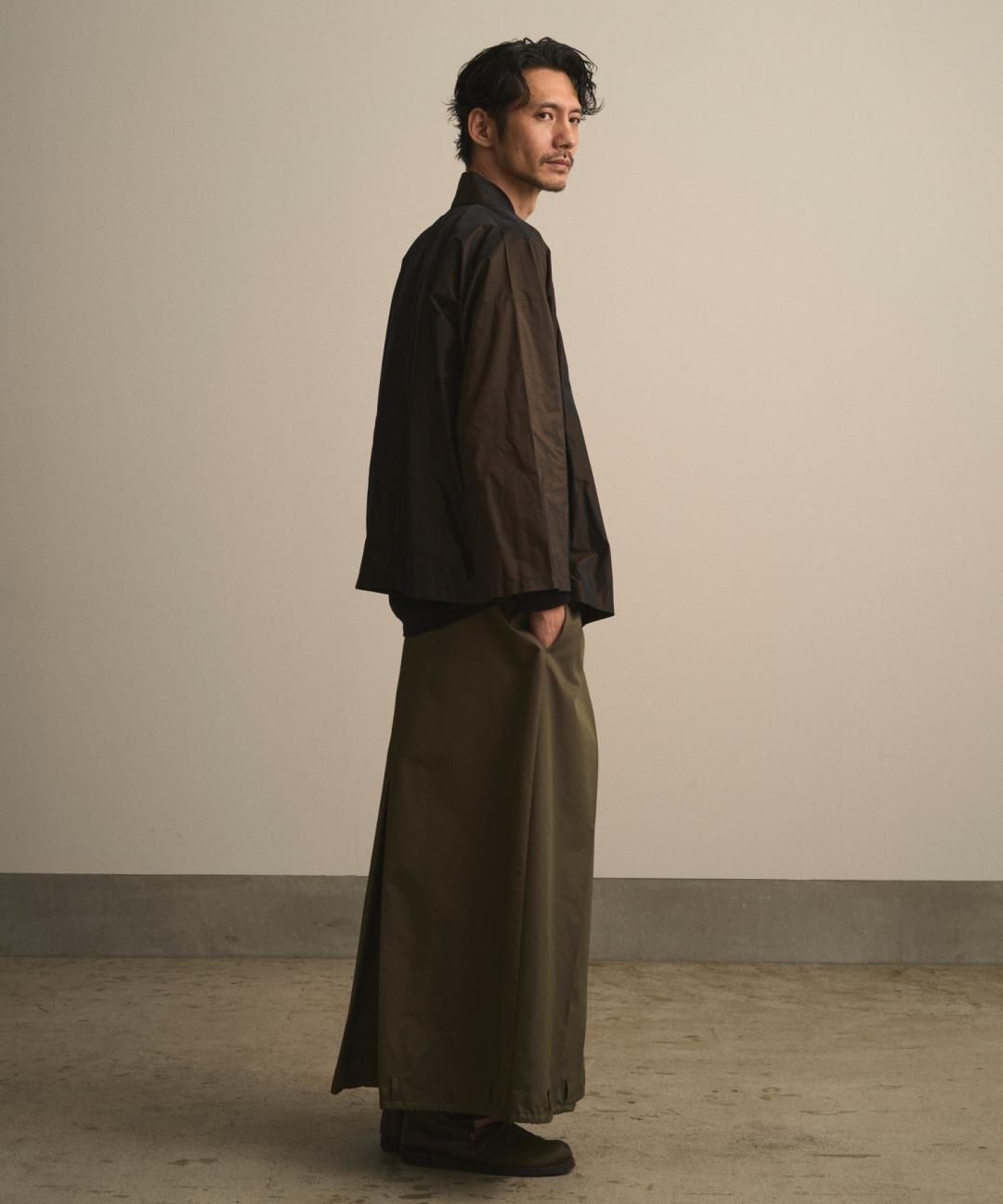 【10月13日18時 オンライン販売開始】WAROBE / WA Y SHIRT / DARK BROWN photo