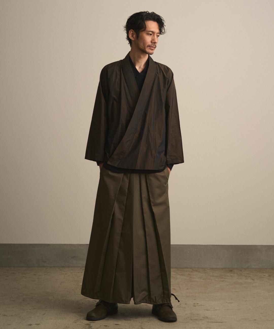 【10月13日18時 オンライン販売開始】WAROBE / WA Y SHIRT / DARK BROWN photo