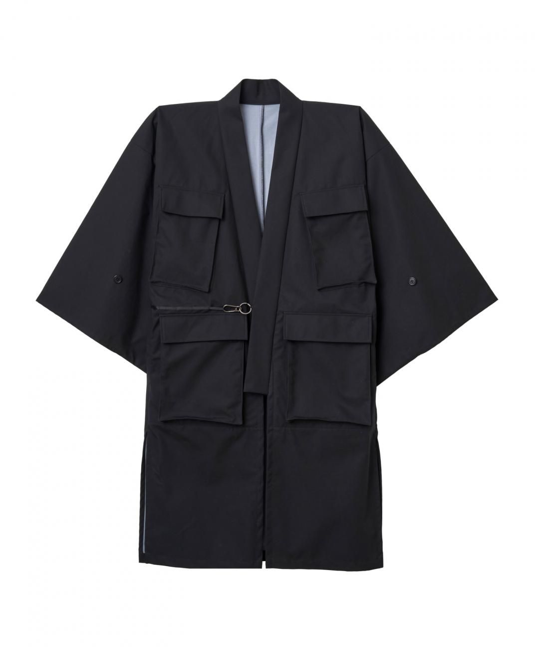 【10月13日18時 オンライン販売開始】WAROBE / FIELD HAORI COAT / BLACK photo