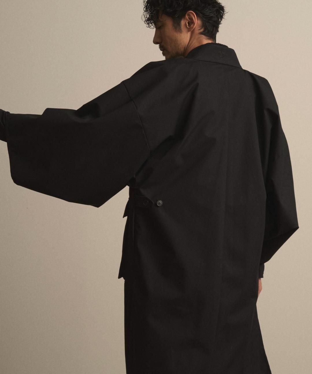 【10月13日18時 オンライン販売開始】WAROBE / FIELD HAORI COAT / BLACK photo