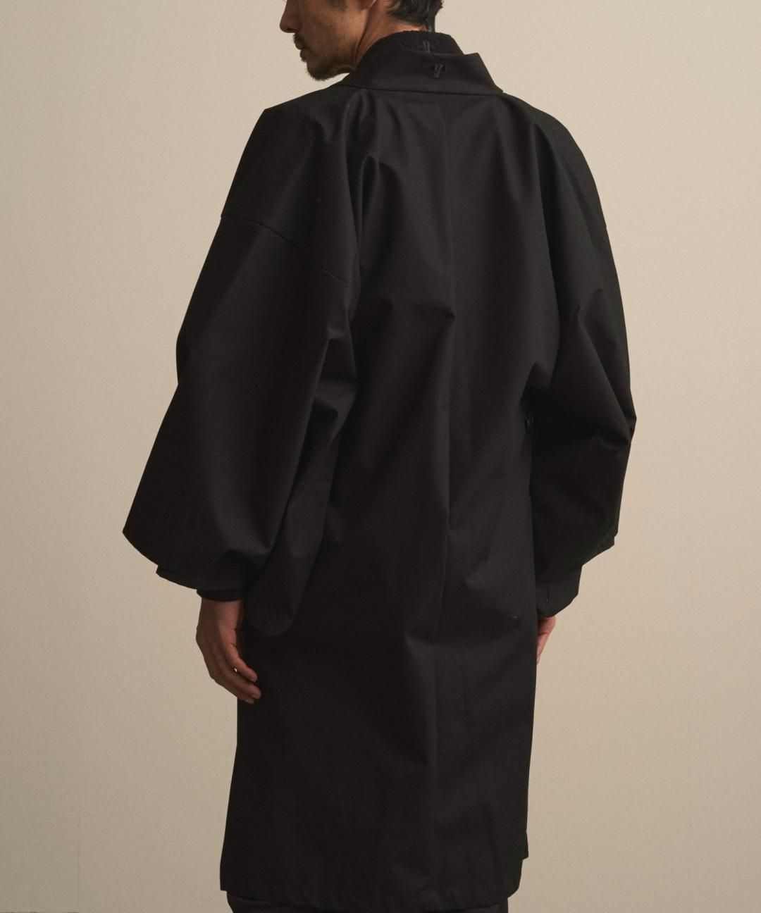 【10月13日18時 オンライン販売開始】WAROBE / FIELD HAORI COAT / BLACK photo