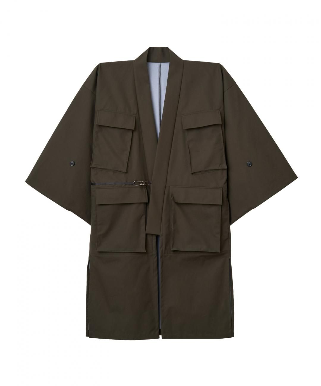 【10月13日18時 オンライン販売開始】WAROBE / FIELD HAORI COAT / DARK OLIVE photo